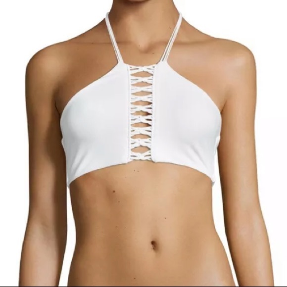 Mikoh West of Oz Bikini Top Cream/Off White - Picture 2 of 4